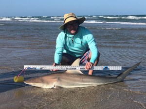 Angler: Allen T Crane | Catch date: 2023-03-11 | State: Texas | Species: Blacktip Shark | Length: 66.00 in