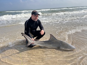 Angler: Allen T Crane | Catch date: 2025-12-20 | State: Texas | Species: Blacktip Shark | Length: 64.00 in