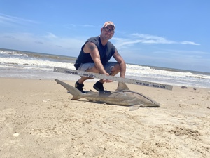 Angler: Walt - Just Bitten | Catch date: 2023-04-02 | State: Texas | Species: Blacktip Shark | Length: 47.00 in