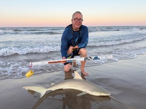 Angler: Allen T Crane | Catch date: 2025-03-13 | State: Texas | Species: Blacktip Shark | Length: 44.00 in